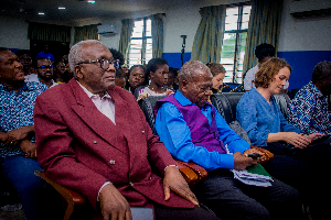 Nana Ato Dadzie is a former Chief of Staff and senior legal practitioner (M) in a blue dress