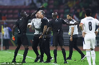 Carlos Queiroz was sent off during the 2021 AFCON