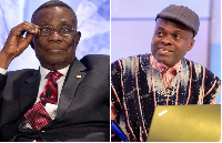Martin Kpebu (R) praised the late Prof Atta Mills for his integrity
