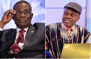 Martin Kpebu (R) praised the late Prof Atta Mills for his integrity