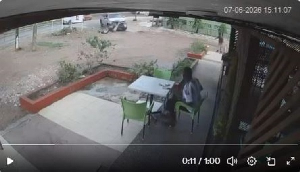 Screenshot Of CCTV Of The Crash