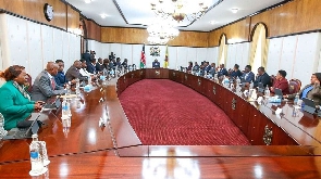 President William Ruto chairs a Cabinet meeting at State House, Nairobi, on February 28, 2023