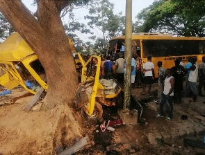 Photo of the buses involved in the fatal accident