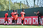 Watch as Black Stars goalkeepers undergo intense training session