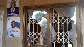 The Party office was vandalized by aggrieved party members