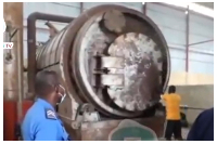 The seized opioids being destroyed by the FDA following the High Court order