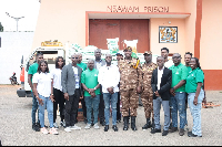 Some officials in a group photograph