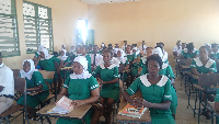 Kubori Nurses and Midwifery College students in class