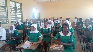 Kubori Nurses and Midwifery College students in class