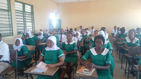 Kubori Nurses and Midwifery College students in class