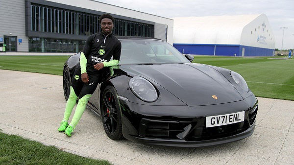 Tariq Lamptey wins Porsche vehicle after being named Brighton's Player ...