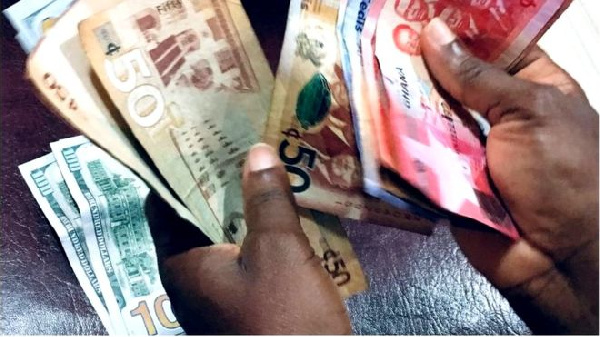 The cedi recently hit an all-time low recording a rate of GHS5.86 to a $1