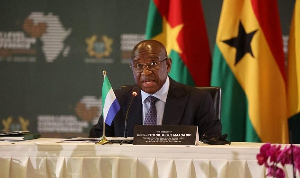 President Dr Julius Maada Bio of Sierra Leone