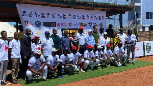 The launch was spearheaded by the President of the Ghana Baseball and Softball Association