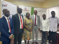 Dr Shelter Lotsu (third from right) at the launch of ESG sustainable reporting summit