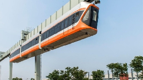 The sky train station was expected to start operations in August, 2020