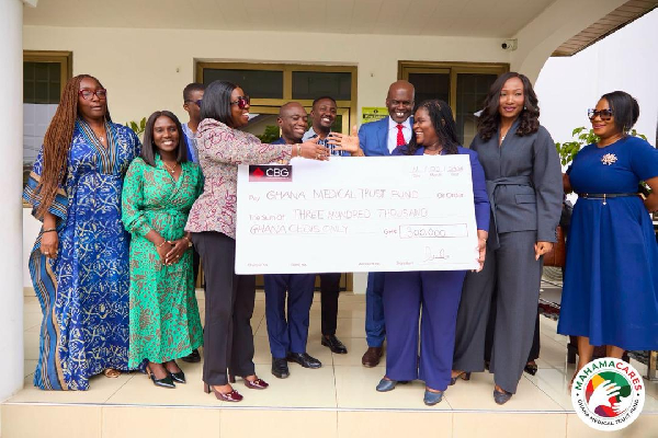CBG has donated GH¢300,000 to support GMTF’s Heal Ghana Month campaign
