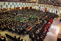 A cross-section of the graduands