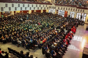 A cross-section of the graduands