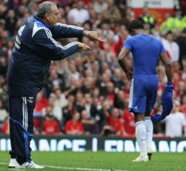 Mikel Obi and Avram Grant during their Chelsea days