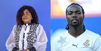 Deceased Rev. Joyce Tagoe (left) and her son Prince Tagoe (right)