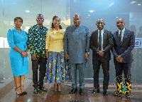 President Mahama [m] and members of the Executive Council of IPR