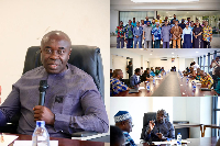 Minister for Labour, Employment and Job Creation with staff of the ministry