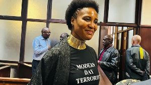 Zuma-Sambudla's outfit at a preliminary hearing sought to ridicule the accusations against  her