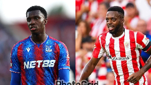 Eddie Nketiah (L) Inaki Williams (R)