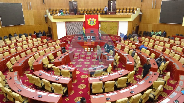 File Photo of the floor of Ghana's Parliament House