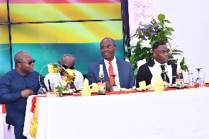 Kennedy Agyapong with some dignitaries at the event