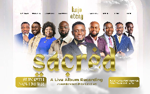 Kojo Oteng will record his live album, Sacred, on November 15, 2026, at ICGC Calvary Temple