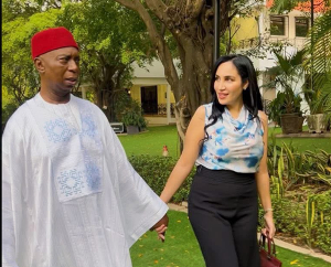 Ned Nwoko says his 4th wife, Laila Charani, is the woman he loves