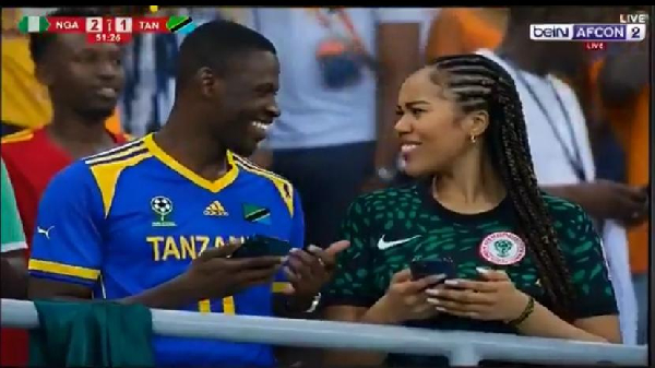 AFCON 2025: Love wins as Tanzania fan takes his shot with Nigerian woman despite defeat