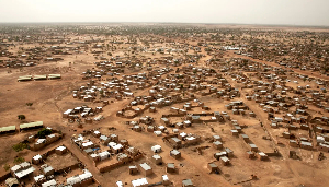 A view of the town of Barsalogho, Burkina Faso, where up to 600 people were killed by al Qaeda