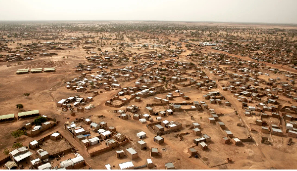 A view of the town of Barsalogho, Burkina Faso, where up to 600 people were killed by al Qaeda