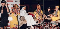 DJ Cuppy seen with her fiancé, Ryan Taylor and Dubai billionaire, Saif Ahmad Belhasa