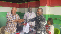 Picture of Mohammed Sadidi submitting his forms