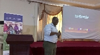 Dr. Winston Asante at the Media training