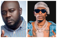 Dj Slim (L) is a media personality, Shatta Wale (R) is a dancehall artiste
