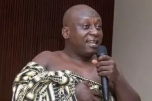 Nii Kwardey Ntreh is a cultural activist and storyteller at the Ga Mantse's Palace