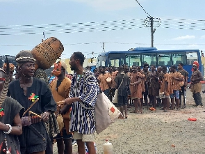 Cultural troop captured at the grounds