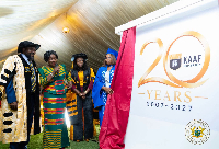 Veep Professor Jane Naana Opoku-Agyemang among some leaders of the university