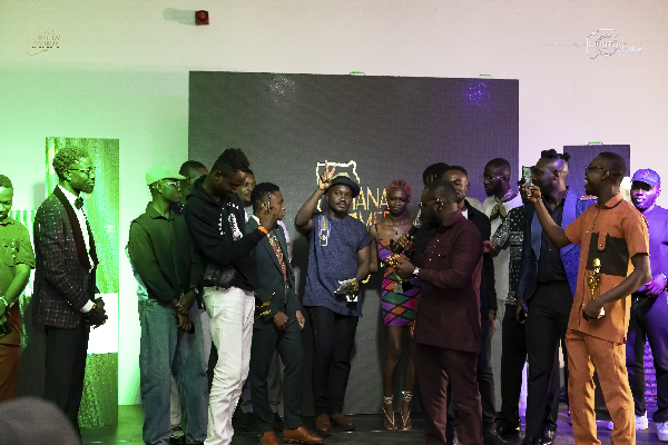 Comedians including Lekzy, Clemento Suarez and OB Amponsah picked up various awards