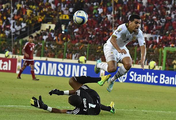 Kwesi Appiah playing in AFCON 2015