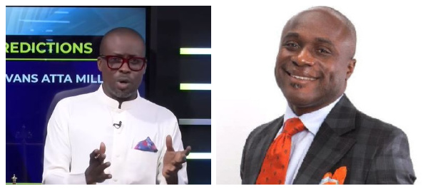 Paul Adom Otchere and Rev Kusi Boateng