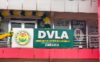 A photo of the licensing and registration centre at Amrahia