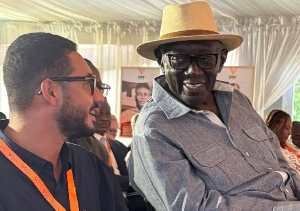 Former Ghanaian President John Agyekum Kufuor was a dignitary at the event