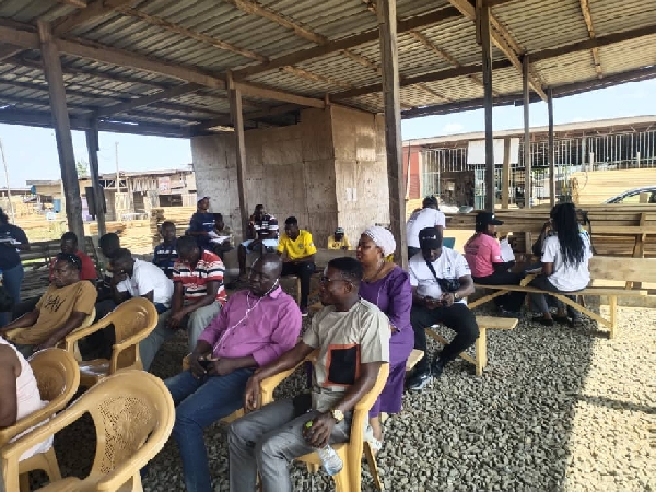 Participants at the awareness clinic GAMA