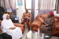 Minister of Tourism, Culture and Creative Arts Dzifa Abla Gomashie and Hajia Fati Korey